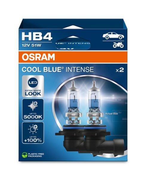 HB4 12V 51W 5000 K Osram +100% cool blue intense