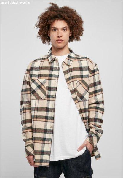 Urban Classics Checked Mountain Shirt softseagrass/bottlegreen