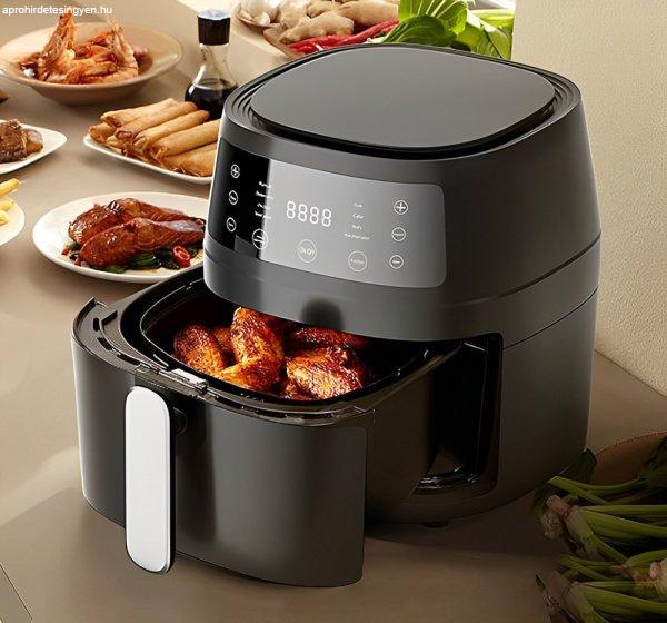 8 Literes, Extra Nagy AirFryer, légkeveréses sütő - Süss Te is
egészségesen!