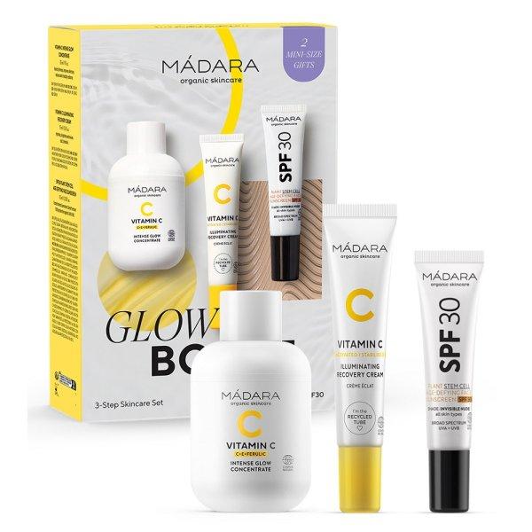 MÁDARA Ajándékcsomag a ragyogó hajért Glow Boost