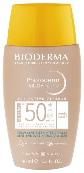 Bioderma Tonizáló fluid vegyes és zsíros bőrre
Photoderm Nude Touch Mineral SPF 50+ (Fluid) 40 ml Gold