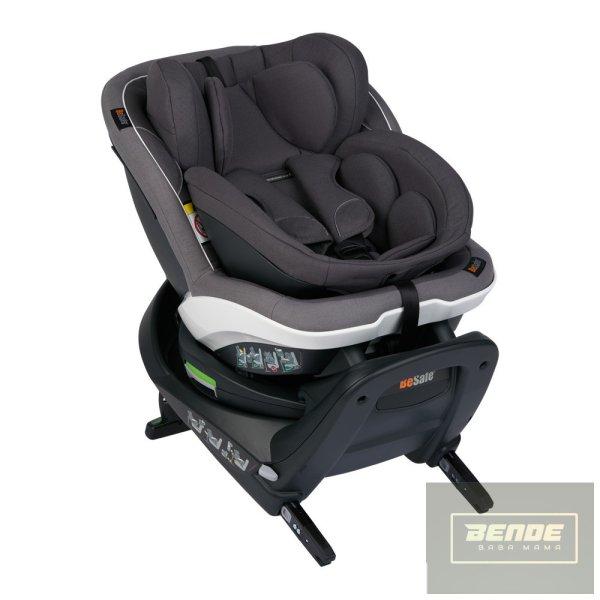 BeSafe gyerekülés iZi Turn B i-Size ISOfix 40-105 cm 360 °,Metallic Melange