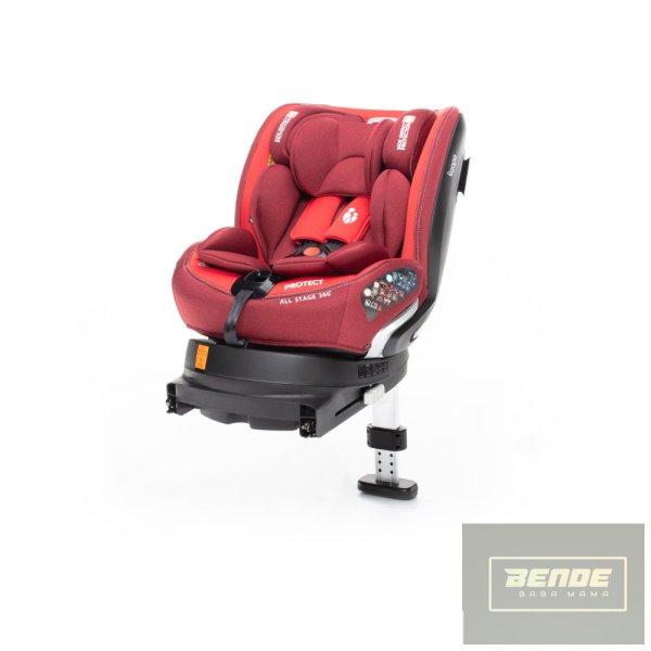 Zopa gyerekülés - Protect i-Size ISOfix 40-105 cm , 360°-piros