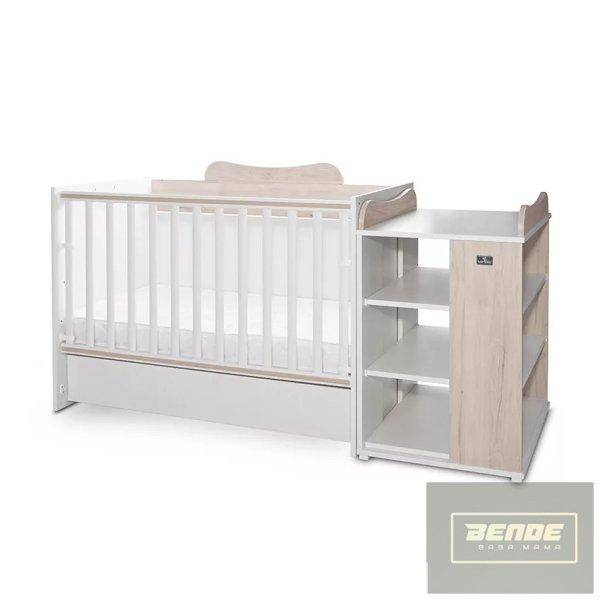 Lorelli Multi kombi ágy 190x72 - White Light Oak