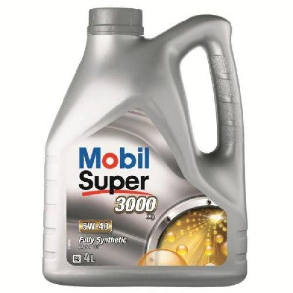 Mobil Super 3000 X1 5W40 4L A3/B4 (motorolaj)