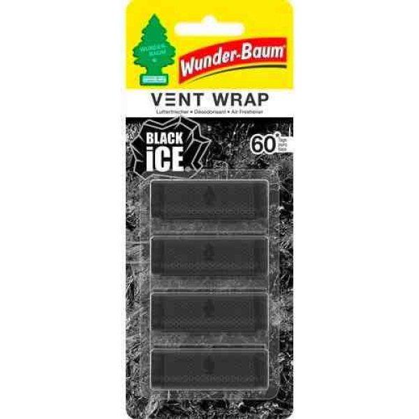 Illatositó wunderbaum vent wrap black ice 9800.810