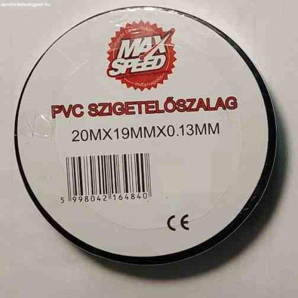 Max Speed fekete szigetelőszalag 19 mm x 20 m