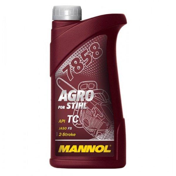 Mannol agro for stihl 1l 2t 7858 motorolaj api tc jaso fb