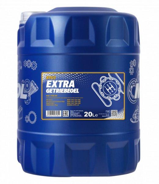 Mannol extra gear oil 75w90 20l 8103 gl-5 limited slip