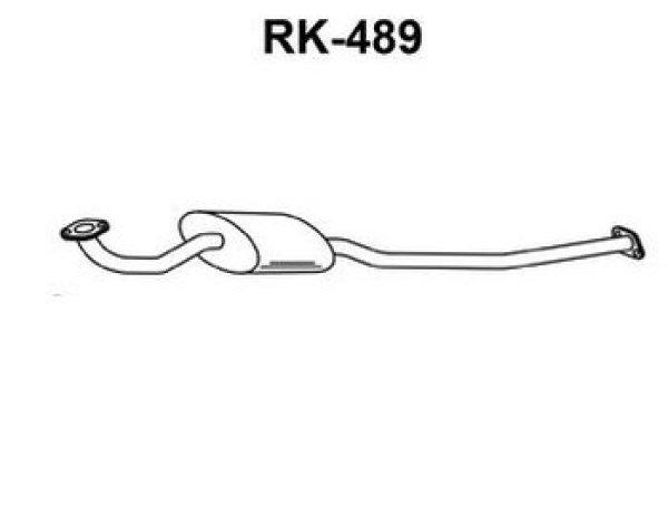 Kipufogó leömlőcső rk-489 suzuki *