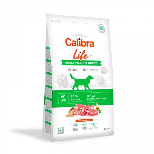 Calibra Dog Life Adult Medium Breed Lamb 12 kg