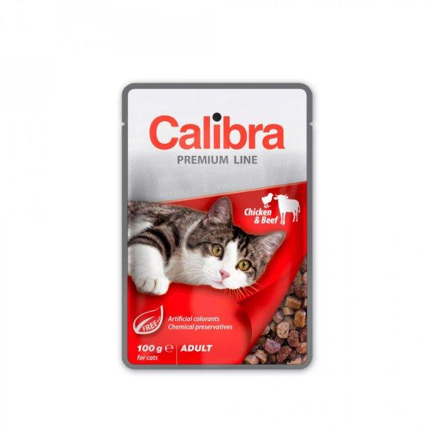 Calibra Cat Premium Adult Chicken & Beef 100g