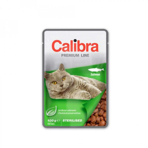 Calibra Cat Premium Sterilised Salmon 100g