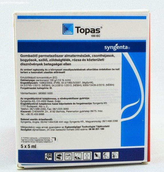 Topas 100 EC 5*5 ml amp.