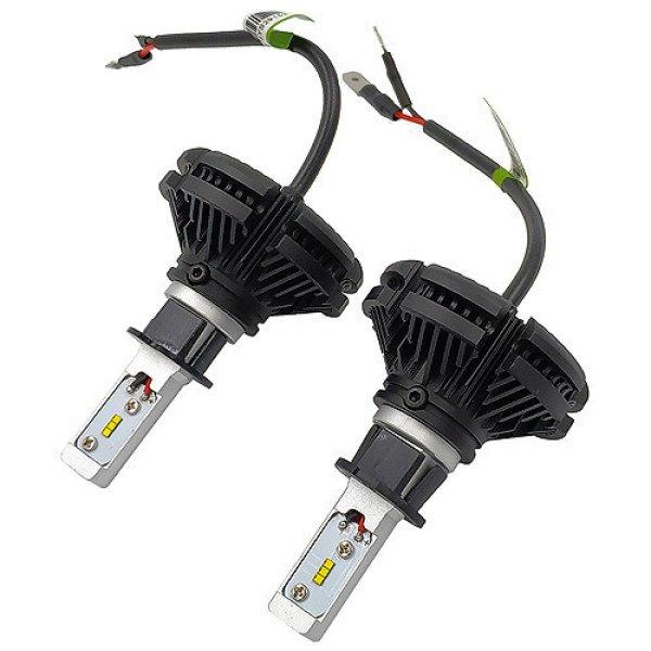 X3, H3 Led Izzó, 6000 LM 9-32V