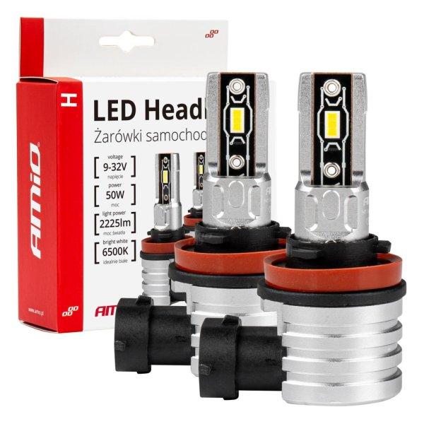 Amio Led Izzó H-Mini Sorozat H8/H9/H11/H16 42W 6500K 2db