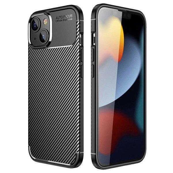 Carbon Armor Apple iPhone 7 / 8 / SE2 / SE3 (4.7) vékony szilikon tok fekete