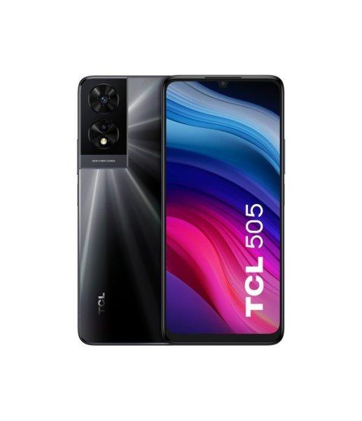 TCL 505 4/128GB Dual SIM kártyafüggetlen érintős mobiltelefon, szürke, 6.75
inch