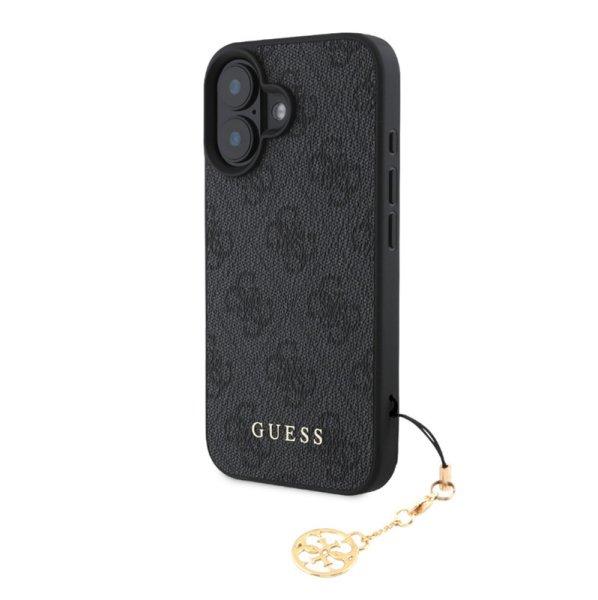 Guess 4G Charms Apple iPhone 16 Plus (6.7) hátlapvédő tok szürke
(GUHCP16MGF4GCK)