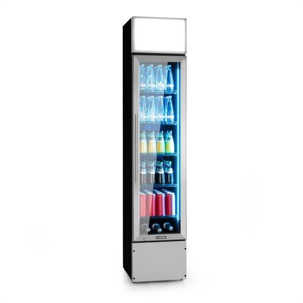 Klarstein Berghain, italhűtő, 160 l, RGB belső megvilágítás, 230 W, 2 - 8
°C, nemesacél