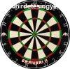 Mission Samurai II lezett drtos, sisal darts tbla