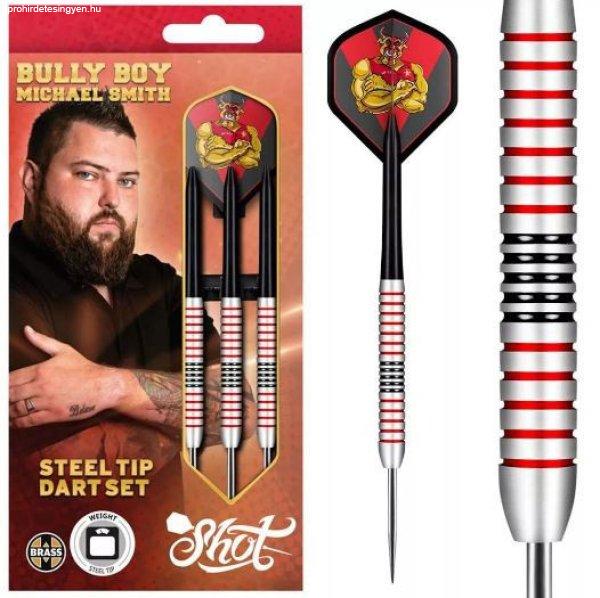 Darts szett steel Shot Michael Smith 24g, brass réztestű