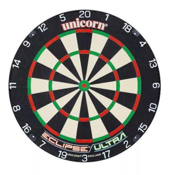 Dart tábla Unicorn Eclipse Ultra, PDC, élezett dróttal, verseny minőségű,
sisalból