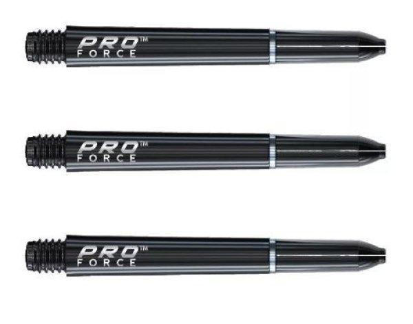 Dart szár közepes Winmau Pro Force, fekete 41mm