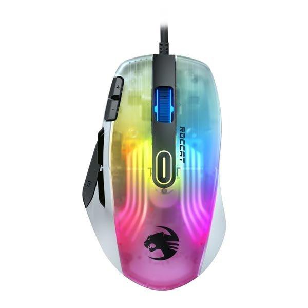 Gamer egér ROCCAT Kone XP 3D Lighting, fehér