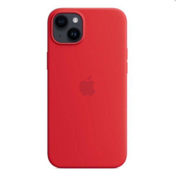 Apple iPhone 14 Plus Silicone Case with MagSafe, (PRODUCT)RED