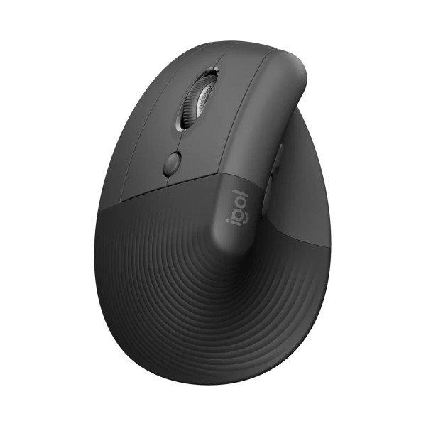 Logitech Lift Left Vertical Ergonomic Egér vertikális egér balkezesek
számára, grafit