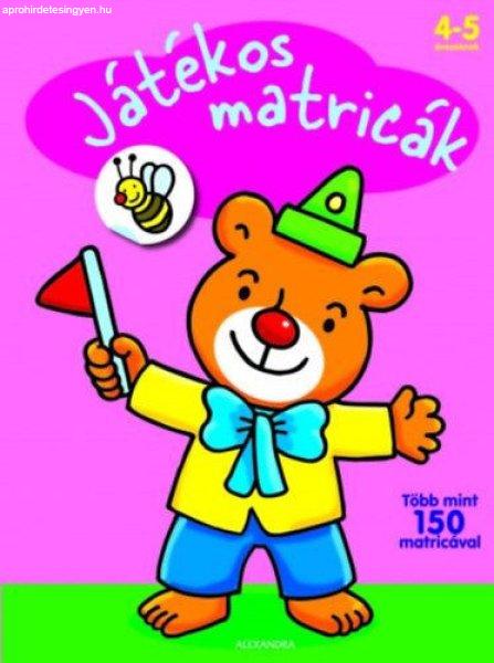 Játékos matricák - Maci