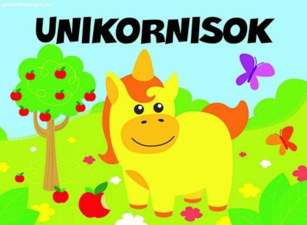 Pancsolókönyv szivaccsal - Unikornisok