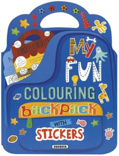 My fun colouring backpack - Boys