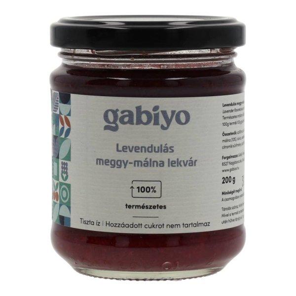 GABIYO LEKVÁR LEVENDULA MEGGY-MÁLNA 200G