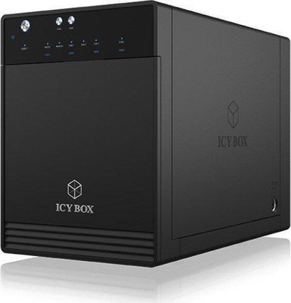 Raidsonic IcyBox IB-3740-C31 USB 3.1 (Gen 2) Type-C Single Enclosure for 4x
HDD/SSD Black