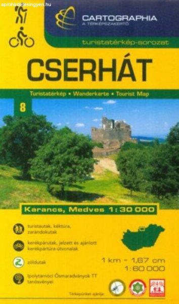 Cserhát +Karancs, Medves turistatérkép 1:60.000