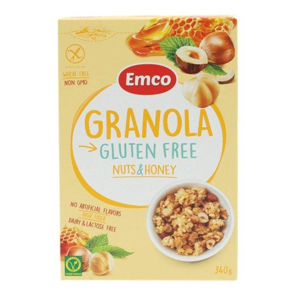 EMCO VEGÁN MÜZLI MÉZ-MOGYORÓ GM 340G