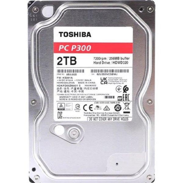 Toshiba P300 2TB 7200rpm 256MB SATA3 3,5" HDD OEM