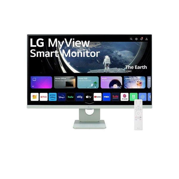 LG Smart IPS monitor 27" 27SR50F-G, 1920x1080, 16:9, 250cd/m2, 14ms,
2xHDMI/2xUSB/Bluetooth/AirPlay, hangszóró