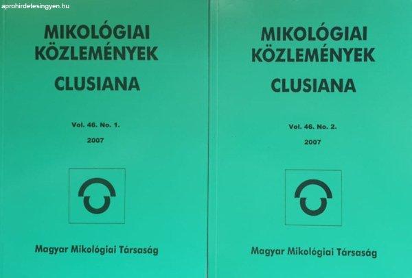 Mikológiai közlemények - Clusiana (2007 vol. 46. No. 1-2.) - Dima Bálint
(főszerk.)