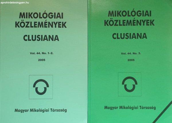 Mikológiai közlemények - Clusiana (2005 vol. 44. No. 1-2. + 3.) - Dima
Bálint (főszerk.)