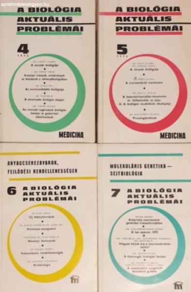 A biológia aktuális problémái 4-7. (4 kötet) - Dr. Csaba György (szerk.)