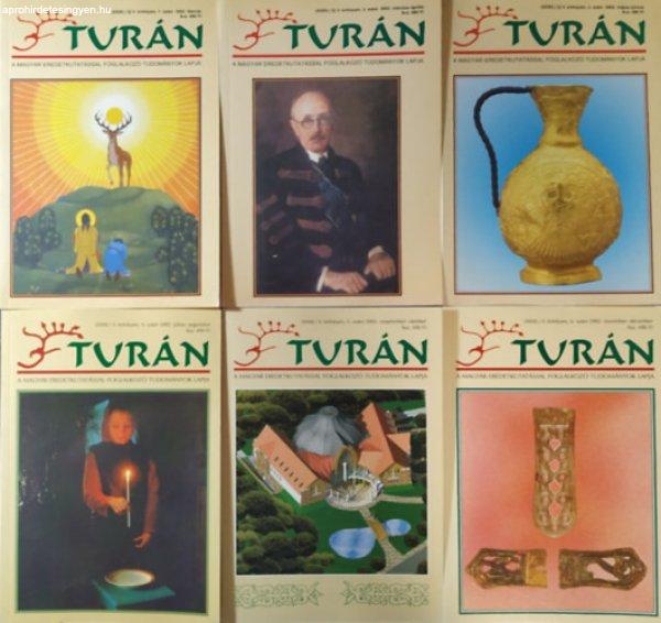 Turán - A magyar eredetkutatással foglalkozó tudományok lapja, V. (új)
évf. 1-6. sz. (2002. február - 2002. november-december, teljes évfolyam) -