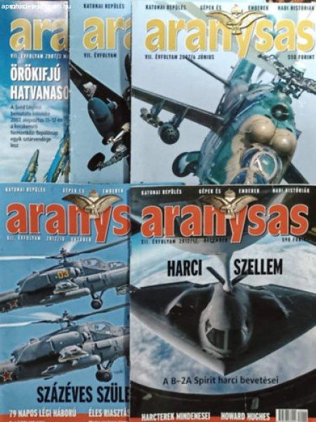 Aranysas magazin szórványszámok (2012/10,12; 2007/3,5,6) (5 db) - Tőrös
István (Főszerk.)