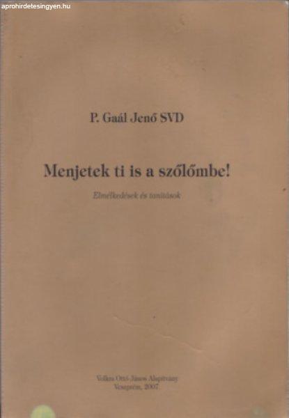 Menjetek ti is a szőlőmbe! - Elmélkedések és tanítások - P. Gaál Jenő
SVD