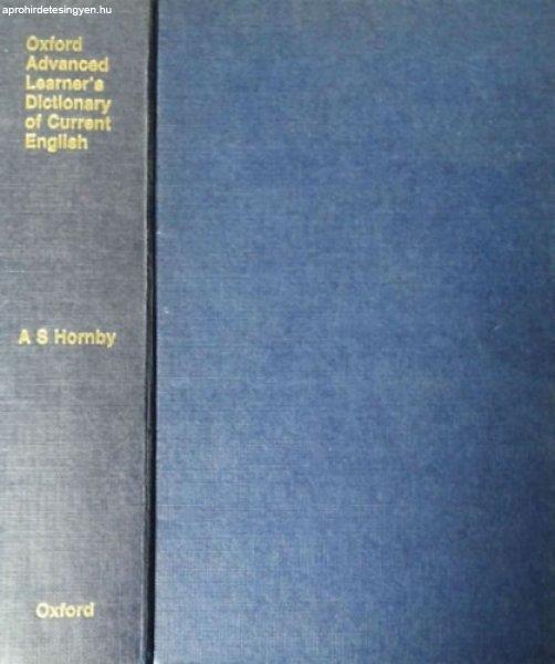 Oxford Advanced Learner's Dictionary of Current English - A. S. Hornby