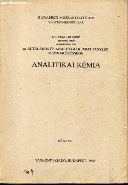 Analitikai kémia - Dr. Pungor Ernő