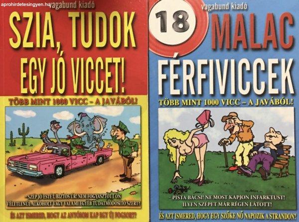 Malac férfiviccek + Szia, tudok egy jó viccet! (2 kötet) -