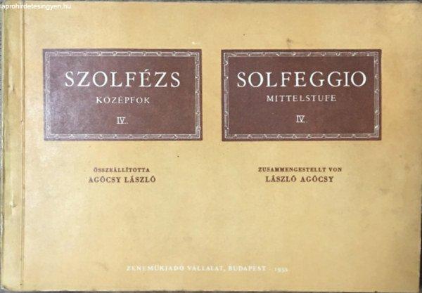 Szolfézs (Középfok IV.) - Agócsy László